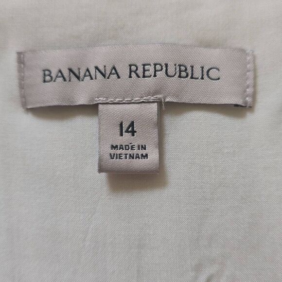 Banana Republic JACQUI Pleated Maxi Dress in Ivory, Spaghetti Strap, 14, NWOT - Picture 10 of 11
